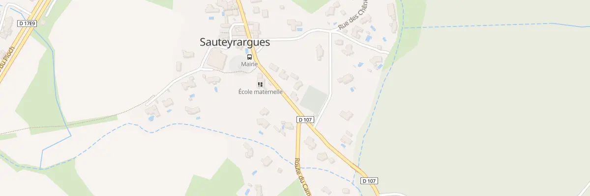Plan du 224 Av Jean Cazes - le village à Sauteyrargues