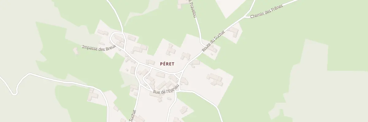 Plan du 5160 Peret à Saint-Julien-d’Ance