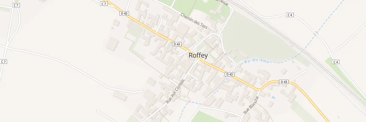 Plan du 1 Rue des Sardins à Roffey
