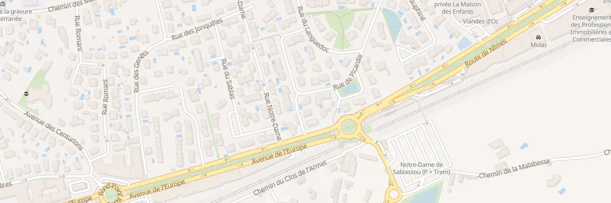 Plan du 22 Rue de Picardie à Castelnau-le-Lez
