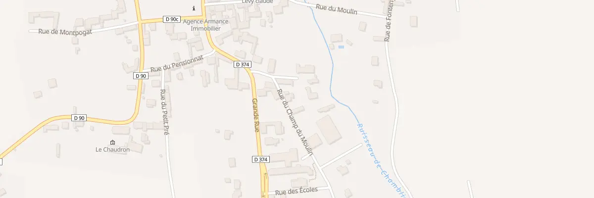 Plan du 55 Rue du Champ du Moulin à Auxon