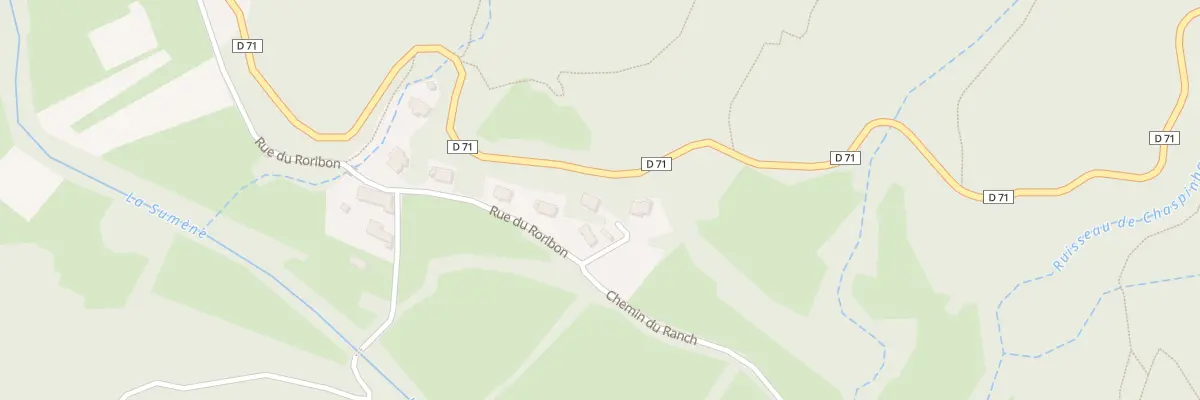 Plan du 7 Rue du Roribon à Chaspinhac