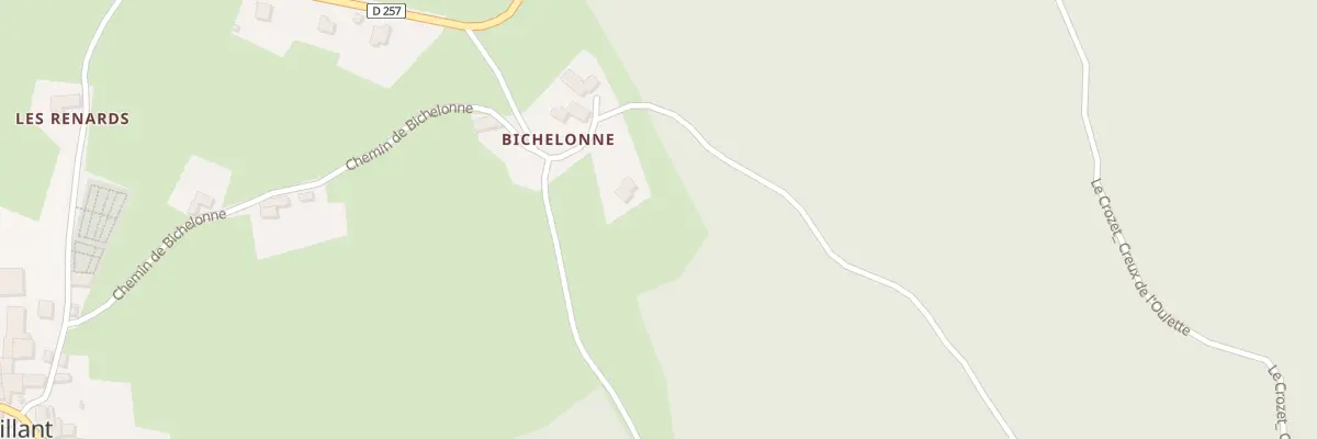 Plan du 5270 Le Clos de Bichelonne à Saillant