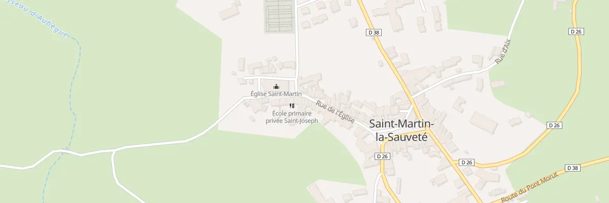 Plan du 15 Rue de l’Eglise à Saint-Martin-la-Sauveté