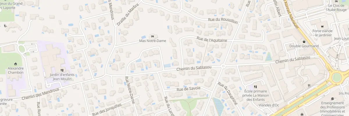Plan du 4 Rue d’Aquitaine à Castelnau-le-Lez