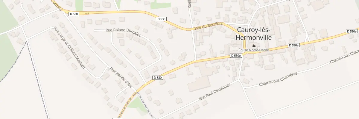 Plan du 14 Rue du 119eme Ri à Cauroy-lès-Hermonville
