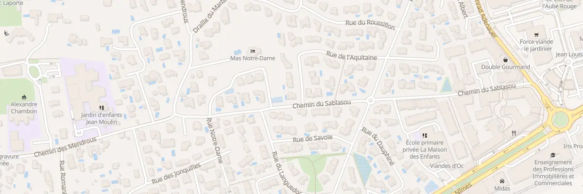 Plan du 2 Rue d’Aquitaine à Castelnau-le-Lez