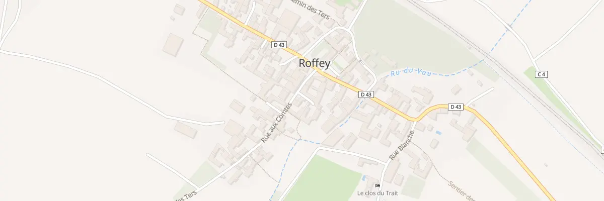 Plan du 7 Rue aux Comtes à Roffey