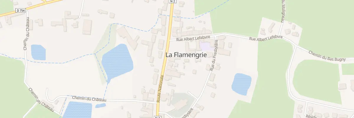 Plan du 50 Rte Nationale à La Flamengrie