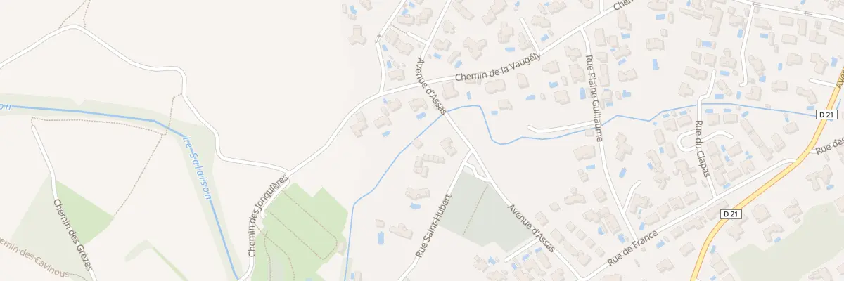 Plan du 403 Av d’Assas à Teyran