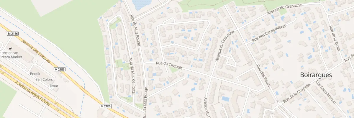 Plan du 3 Rue du Cinsault à Lattes