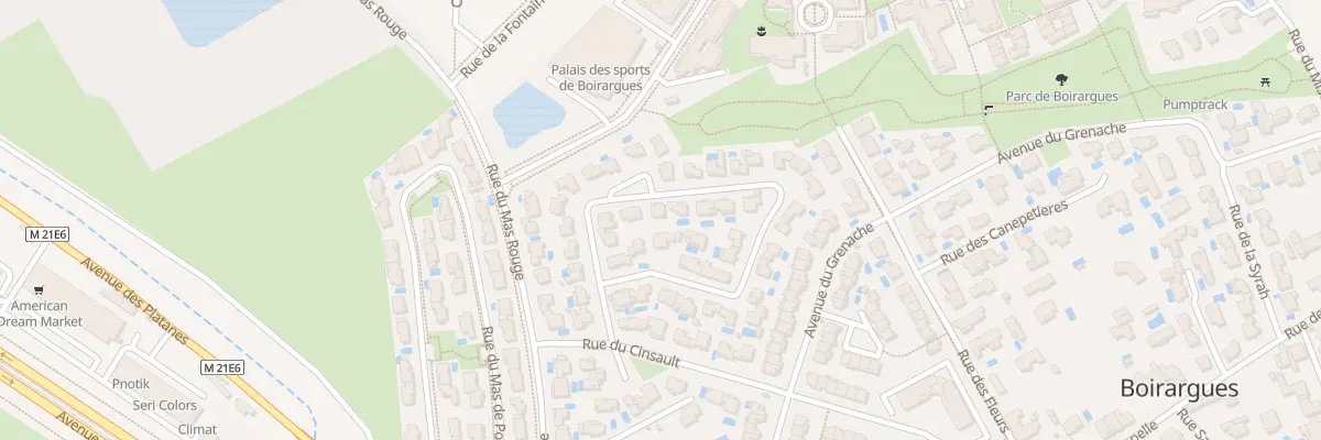 Plan du 8 Rue du Merlot à Lattes