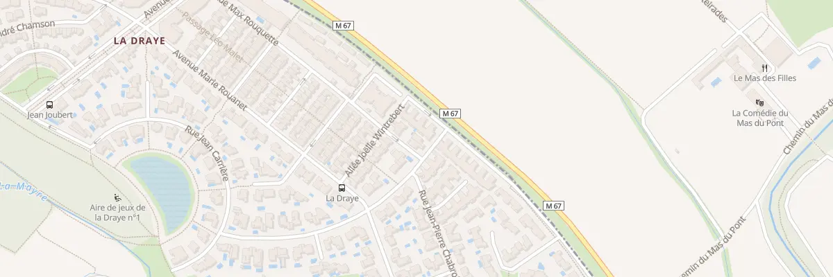 Plan du 2 Rue François Dezeuze à Jacou