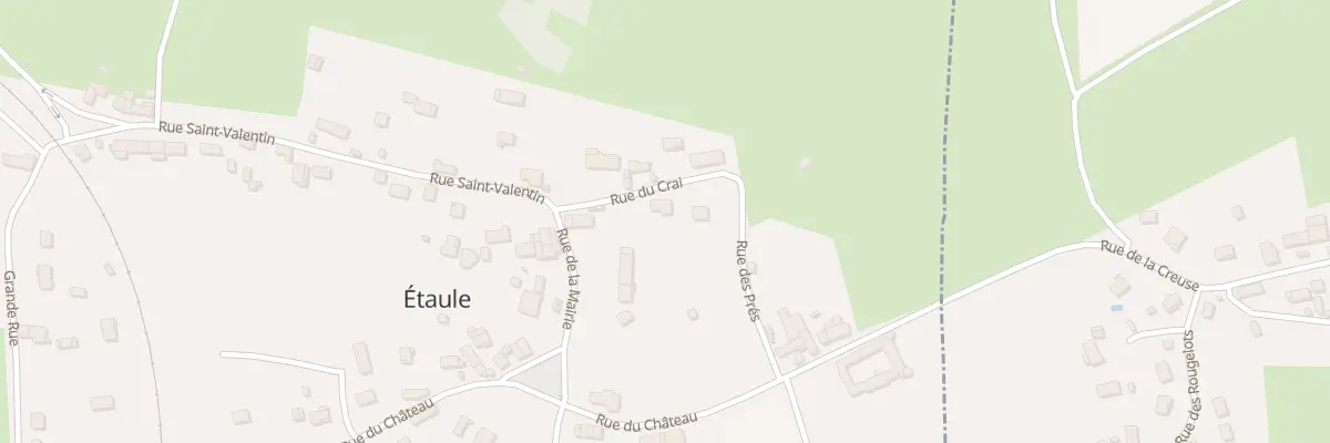 Plan du 4 Rue du Crai à Étaule