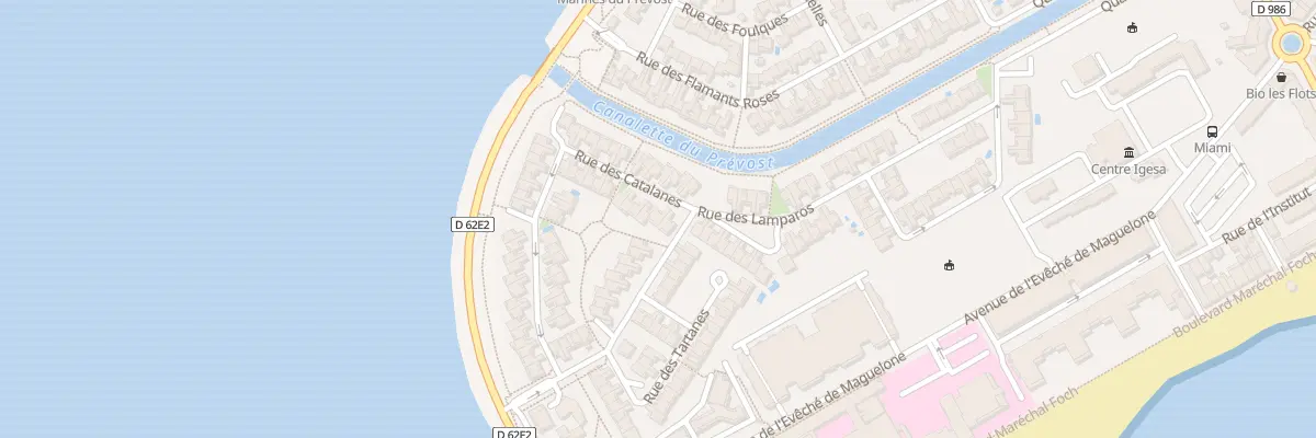 Plan du 46 Rue des Catalanes à Palavas-les-Flots