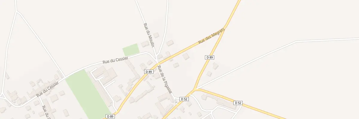 Plan du 34 Rue des Mégrets à Amifontaine