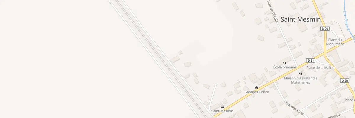 Plan du 12 Vc de la Couronne à Saint-Mesmin