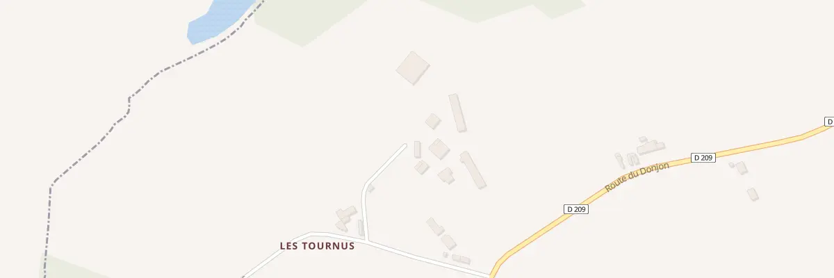 Plan du 6 Che des Tournus à Saint-Léger-sur-Vouzance