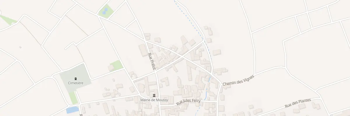 Plan du 9 Rue du Champagne à Moussy