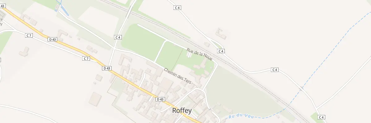 Plan du 9007 Rue de la Noue à Roffey