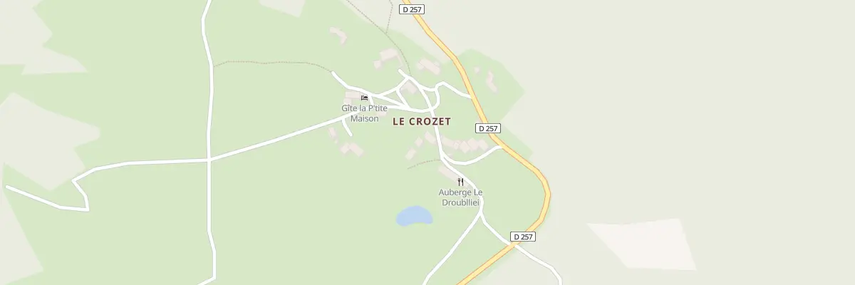 Plan du 5039 Le Crozet à Saillant