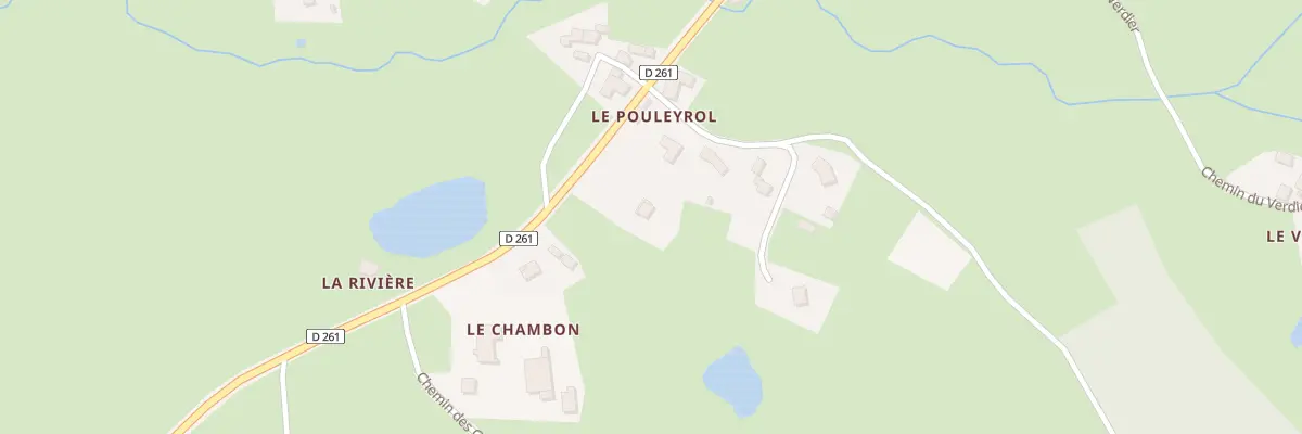 Plan du 259 Rte de Viverols à Saint-Clément-de-Valorgue