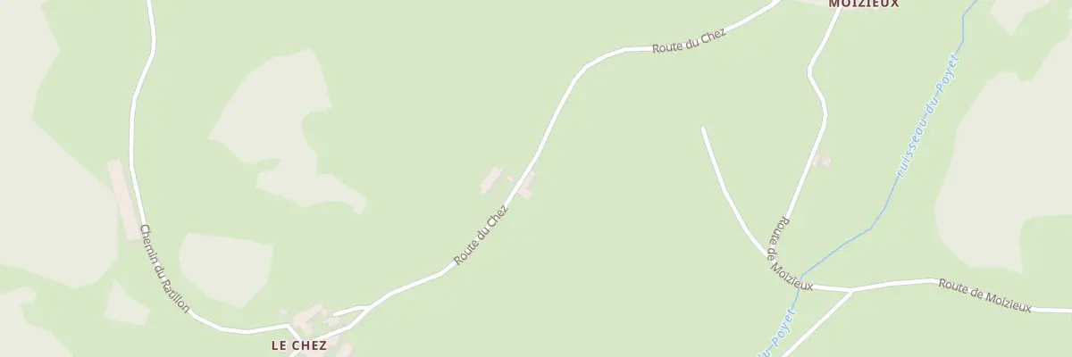 Plan du 870 Rte du Chez à Saint-Georges-en-Couzan