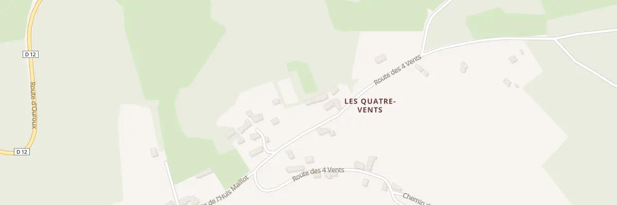 Plan du 127 Rte des 4 Vents à Chaumard