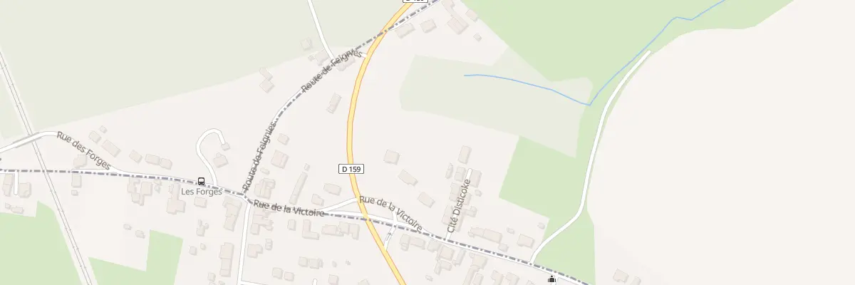 Plan du 94T Rue de la Victoire à Gognies-Chaussée