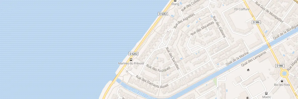 Plan du 40 Rue des Aigrettes à Palavas-les-Flots
