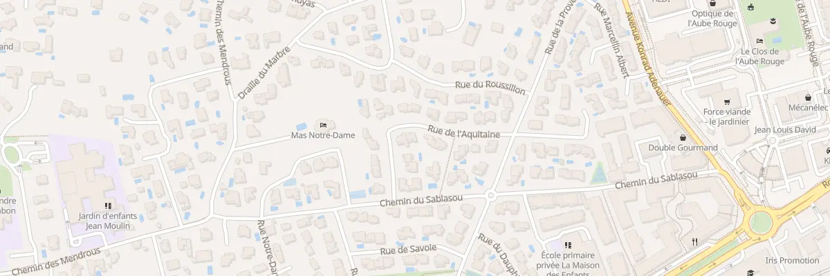 Plan du 7 Rue d’Aquitaine à Castelnau-le-Lez