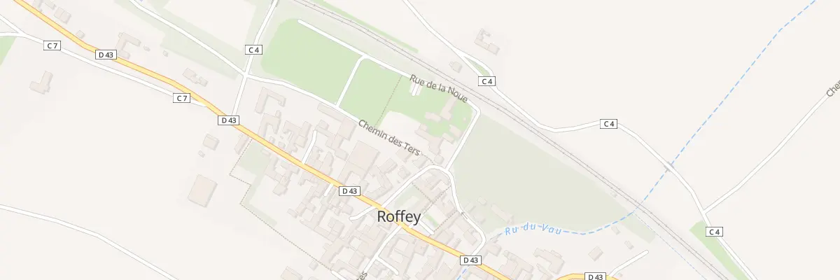 Plan du 9 Rue de la Noue à Roffey