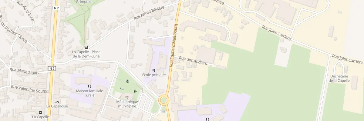 Plan du 5 Rue Edouard Mambourg à La Capelle