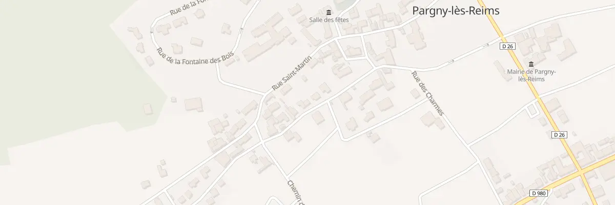 Plan du 6B Rue des Monts Coupes à Pargny-lès-Reims
