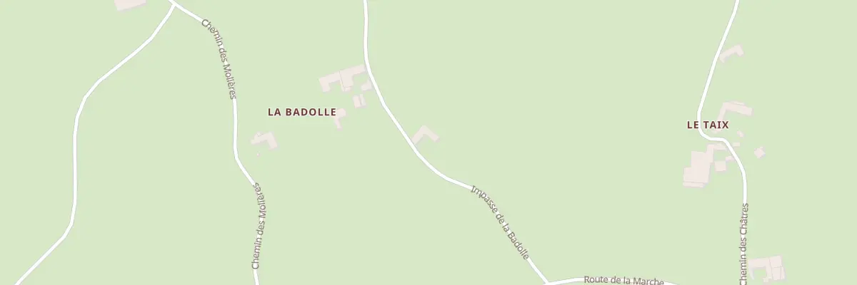 Plan du 218 Imp de la Badolle à Cremeaux