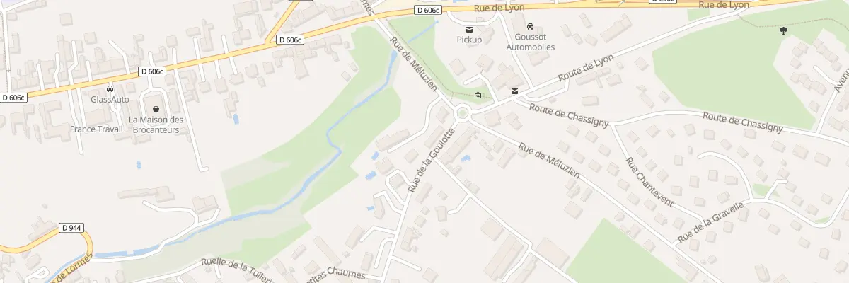 Plan du 2 Rue de la Goulotte à Avallon