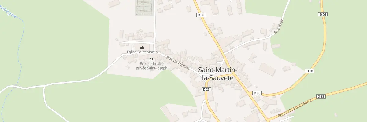Plan du 14 Rue de l’Eglise à Saint-Martin-la-Sauveté