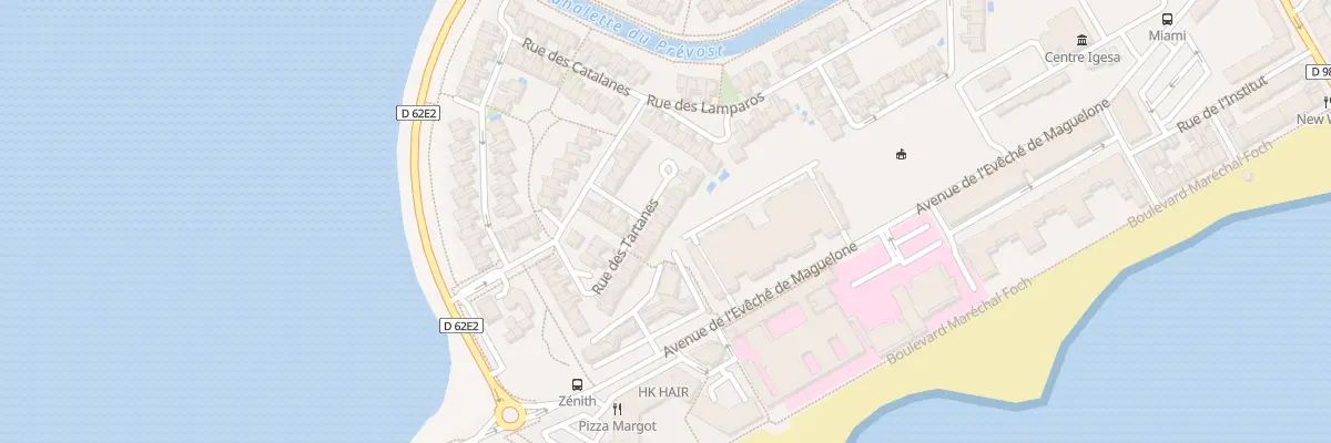 Plan du 34 Rue des Tartanes à Palavas-les-Flots