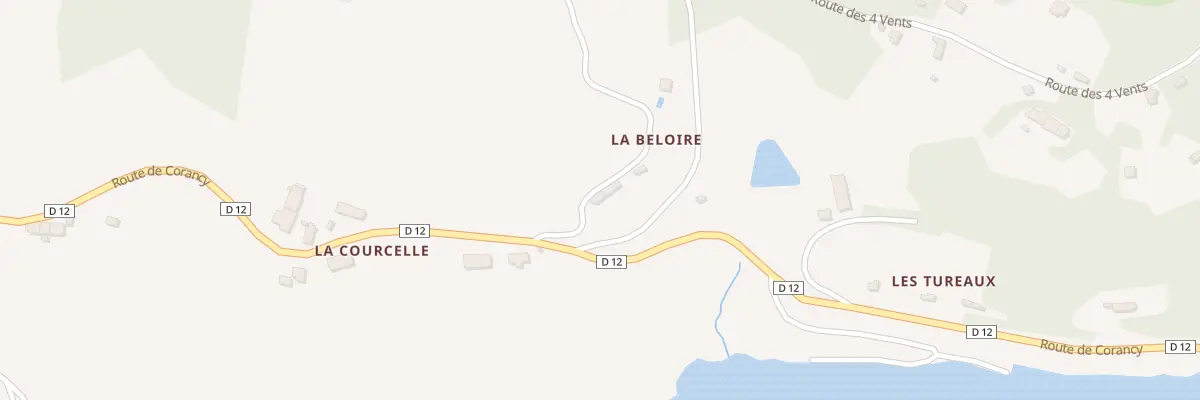 Plan du 216 La Beloire à Anthien
