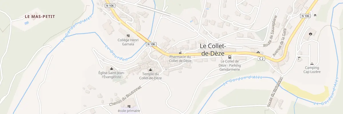 Plan du 5200 Rue Principale au Collet-de-Dèze