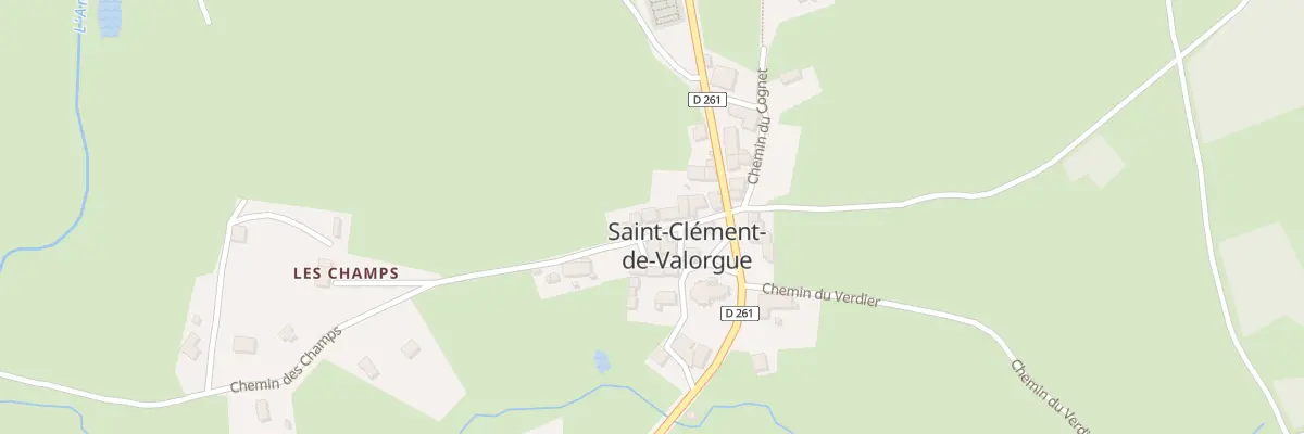 Plan du 48 Che des Champs à Saint-Clément-de-Valorgue