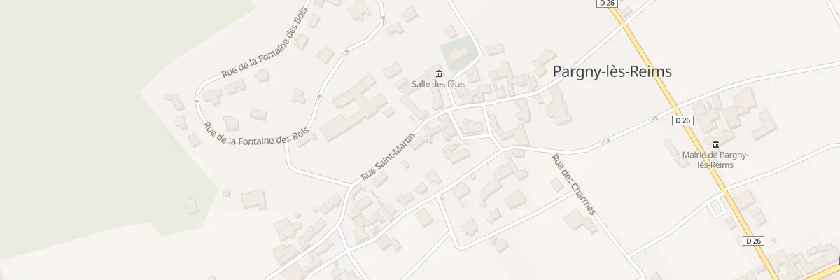 Plan du 7 Rue Saint Martin à Pargny-lès-Reims