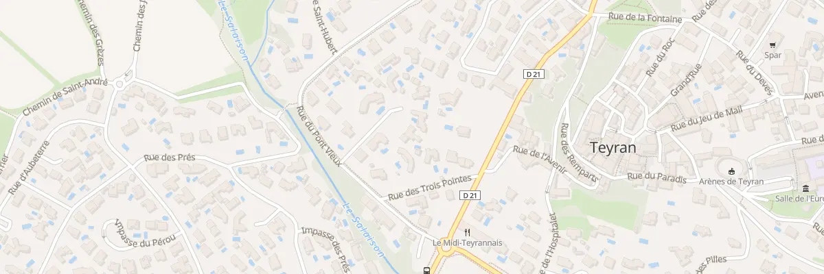 Plan du 150 Rue du Pont Vieux à Teyran