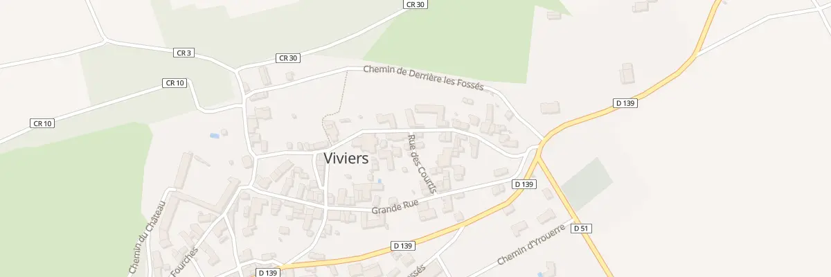 Plan du 8 Rue des Courtis à Viviers