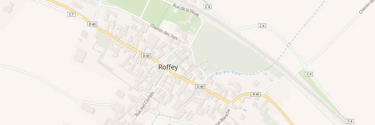Plan du 3 Rue des Tourelles à Roffey