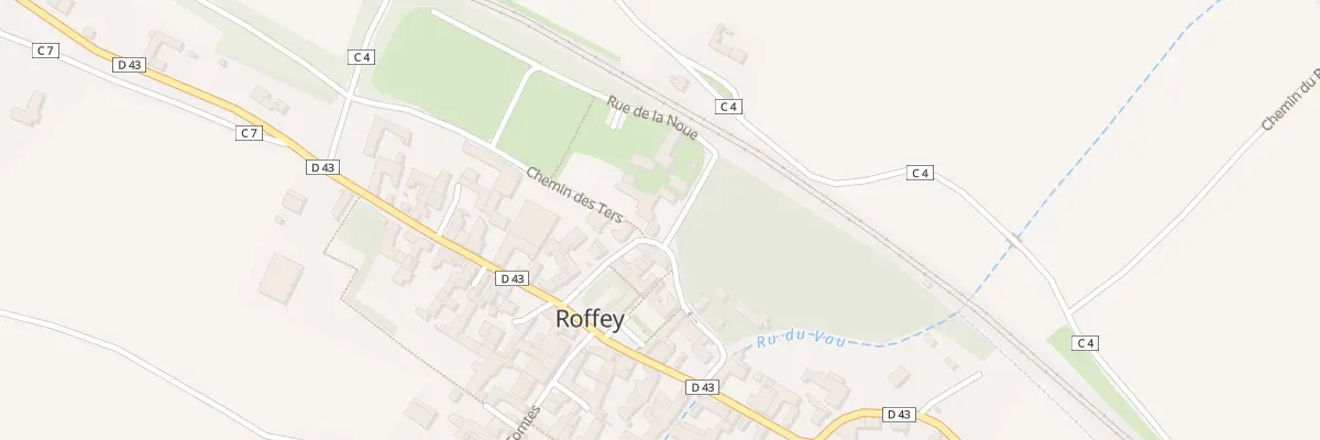 Plan du 11 Rue de la Noue à Roffey
