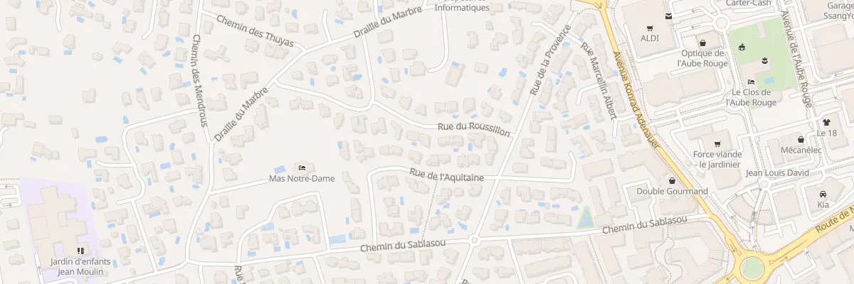 Plan du 5 Rue du Roussillon à Castelnau-le-Lez