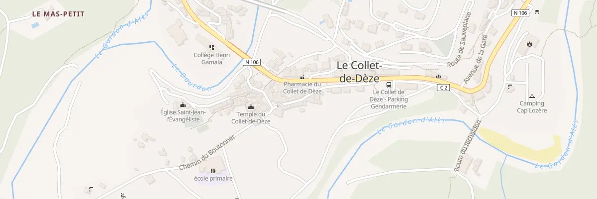 Plan du 5213 Rue Basse au Collet-de-Dèze
