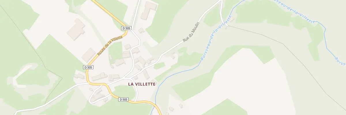 Plan du 5001A La Villette à Saint-Paul-de-Tartas