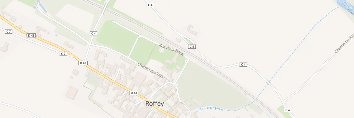 Plan du 21 Rue de la Noue à Roffey